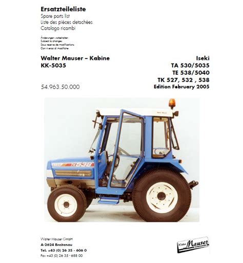 It is not not far oﬀ from the costs. . Iseki tractor parts online